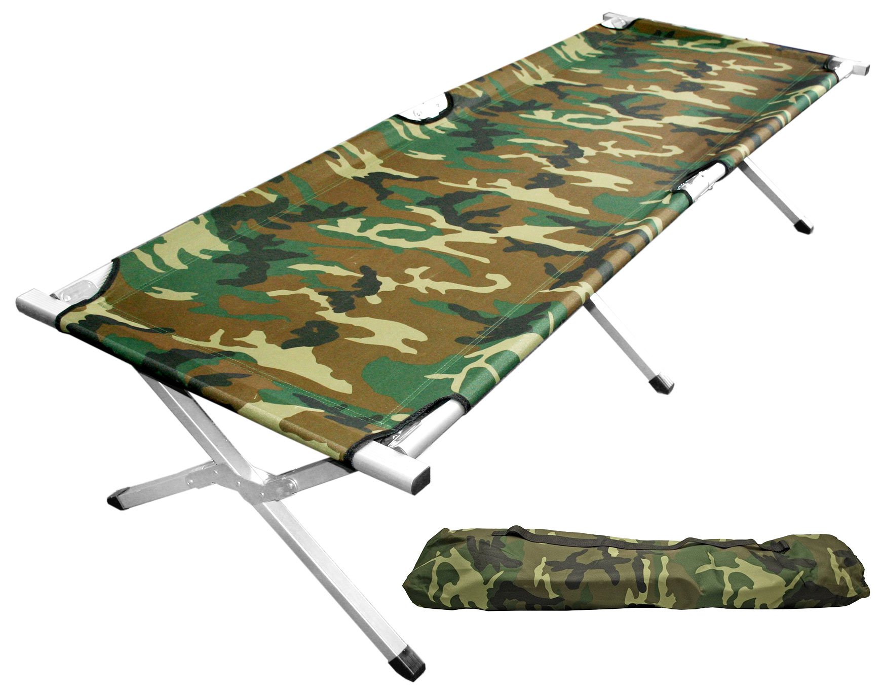 Trailblazer Heavy Duty Folding Aluminum Camping Cot
