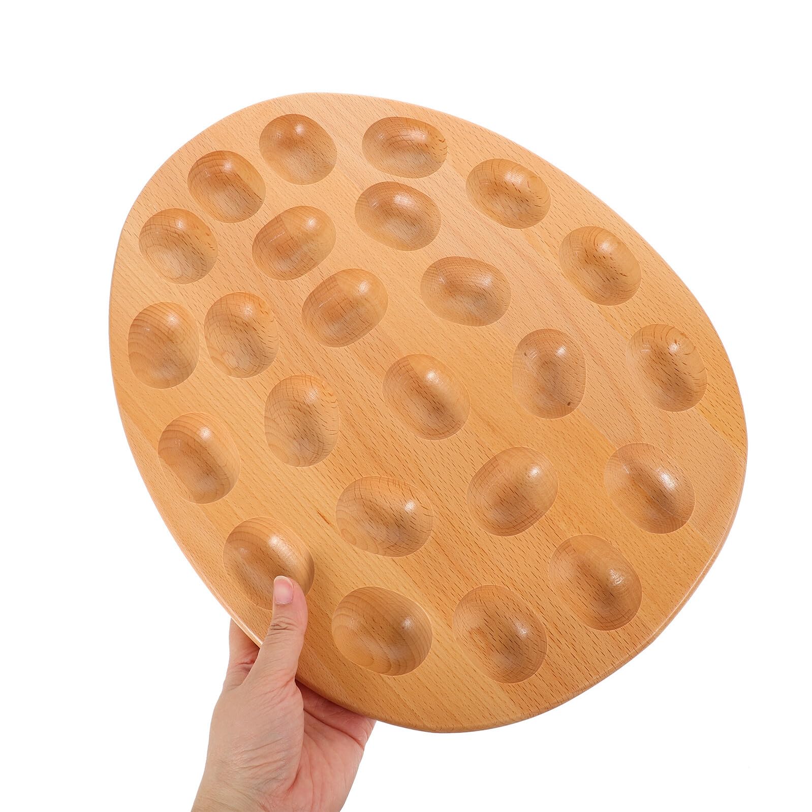 Portavoz De Huevo Sostenedor del Huevo del Refrigerador Recipiente De Almacenamiento Brown