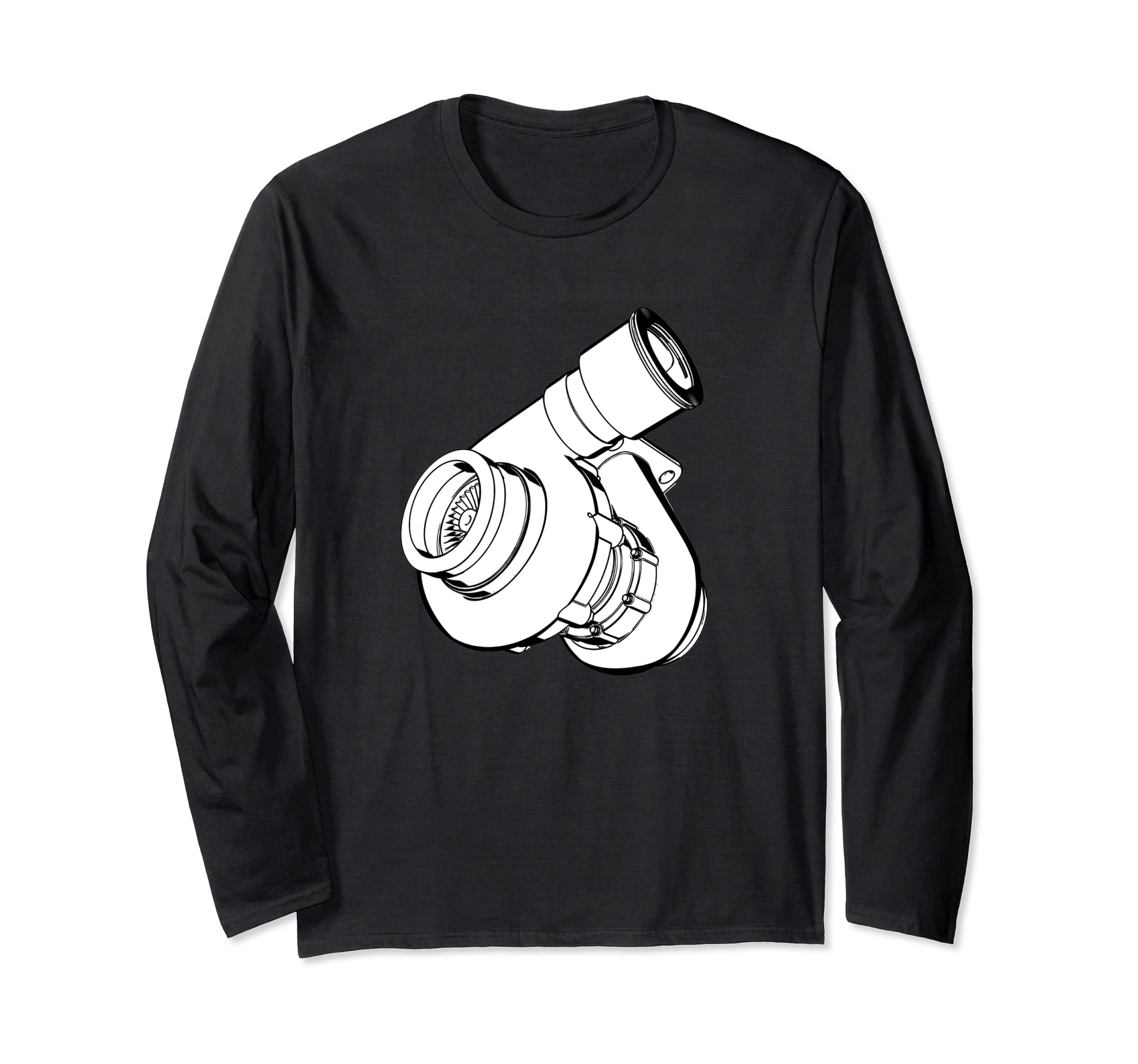 Boosted Turbocharger T-Shirt Diesel Truck Car Tee Long Sleeve T-Shirt