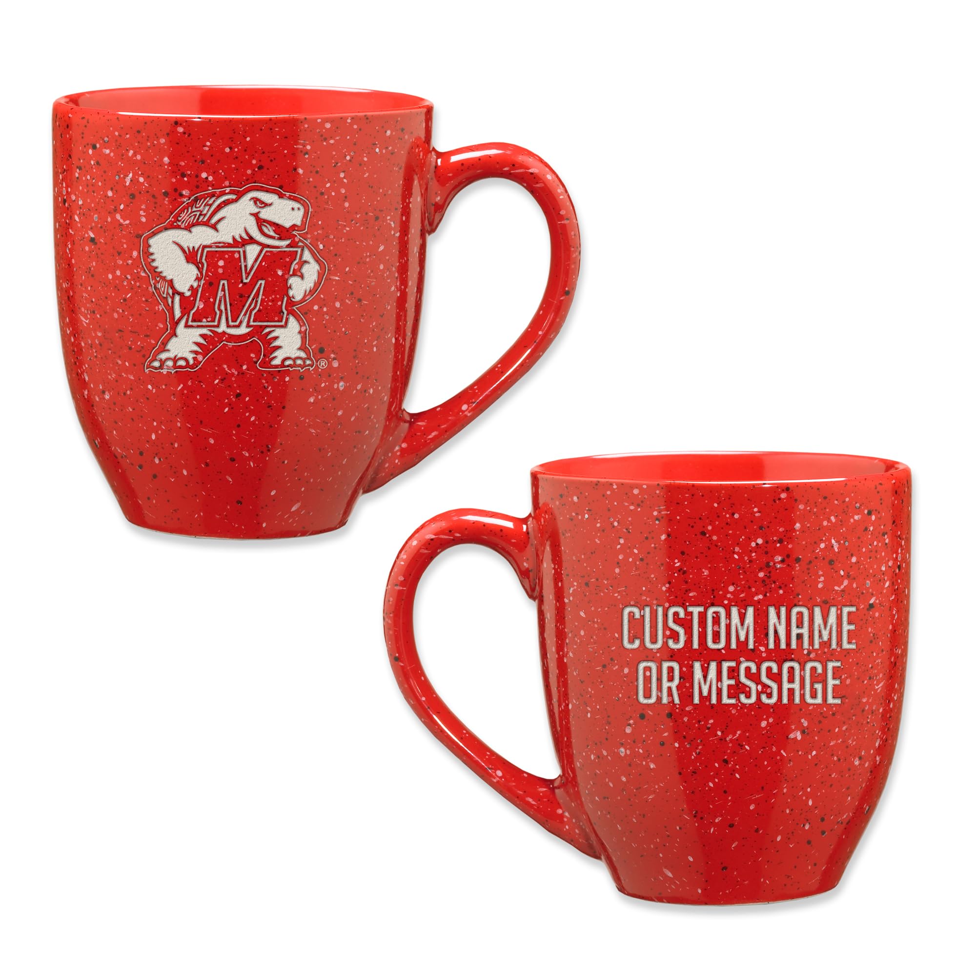 Michigan Wolverines Ceramic Camper Mug – 8 Oz Speckled Design College Fan Gift