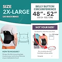 Vista 2 de BraceAbility LSO - Soporte de espalda para hernias, degenerativas y abultadas, alivio del dolor de disco, ciática, estenosis de columna vertebral