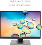 ASUS ProArt Display PA248QV Moniteur 24,1 po WUXGA (1920 x 1200) 16:10, 100% sRGB/Rec.709 ΔE < 2, IPS, DisplayPort HDMI D-Sub, Vérifié Calman, Confort Oculaire, Anti-Éblouissement, Inclinaison, Pivot, Rotation, Réglable en Hauteur