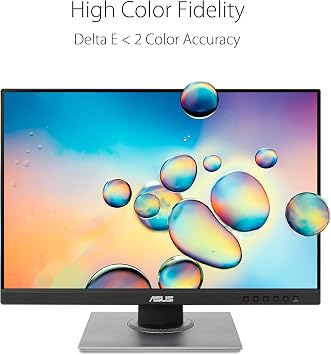 ASUS ProArt 24 Monitor - WUXGA (1920 x 1200), 16:10 Monitor, 100% sRGB/Rec.709 E < 2, IPS, DisplayPort, HDMI, Calman Verified, Anti-Glare, Tilt, Pivot, Swivel, Height Adjustable - PA248QV