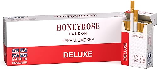 Miniatura 6 de Honeyrose Deluxe - Sin nicotina, fabricado en Inglaterra, 1 cartón/10 paquetes