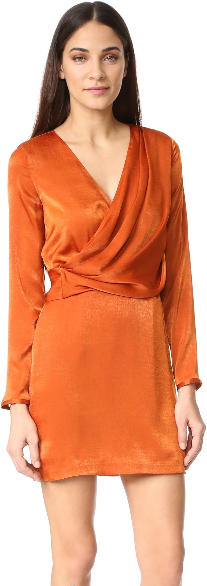 STYLESTALKER Women's Erick Dress, Copper, Small