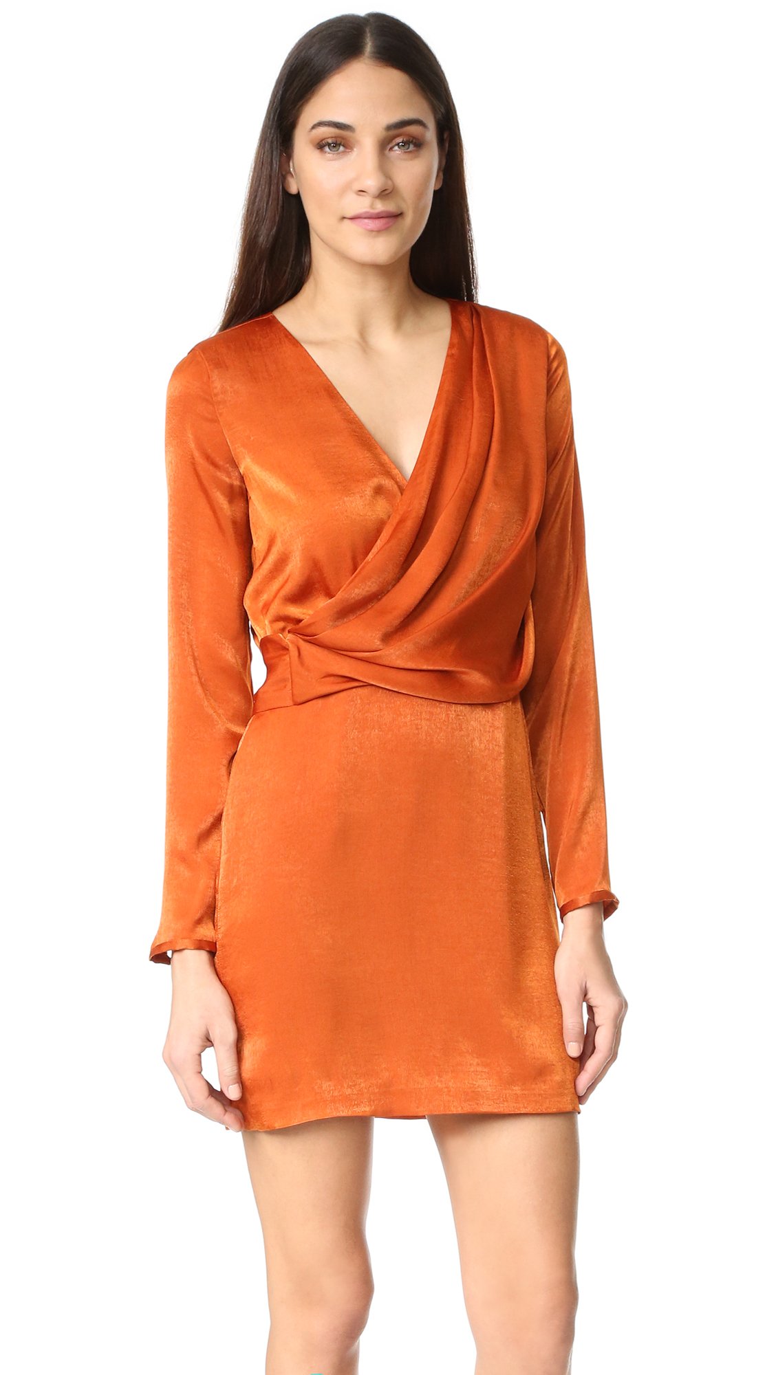 STYLESTALKER Women's Erick Dress, Copper, Small