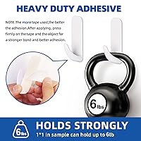 Vista 4 de Cinta de doble cara de 0.39" x 9.85 pies, cinta adhesiva de montaje resistente y extraíble sin daños, cinta de espuma PE sin residuos, cinta