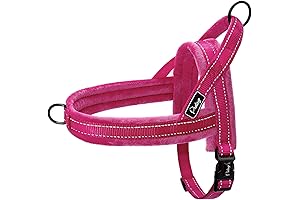 Didog Soft Flannel Padded Dog Vest Harness, Escape Proof/Quick Fit Reflective Dog...