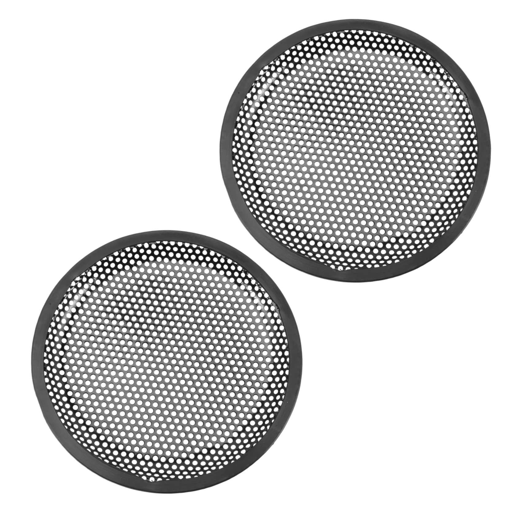 CONGARTENO 2Pcs Speaker Grill Cover Mesh Subwoofer Protection for Car Audio Modification Durable Speaker Guard with Workmanship and Practical Structure