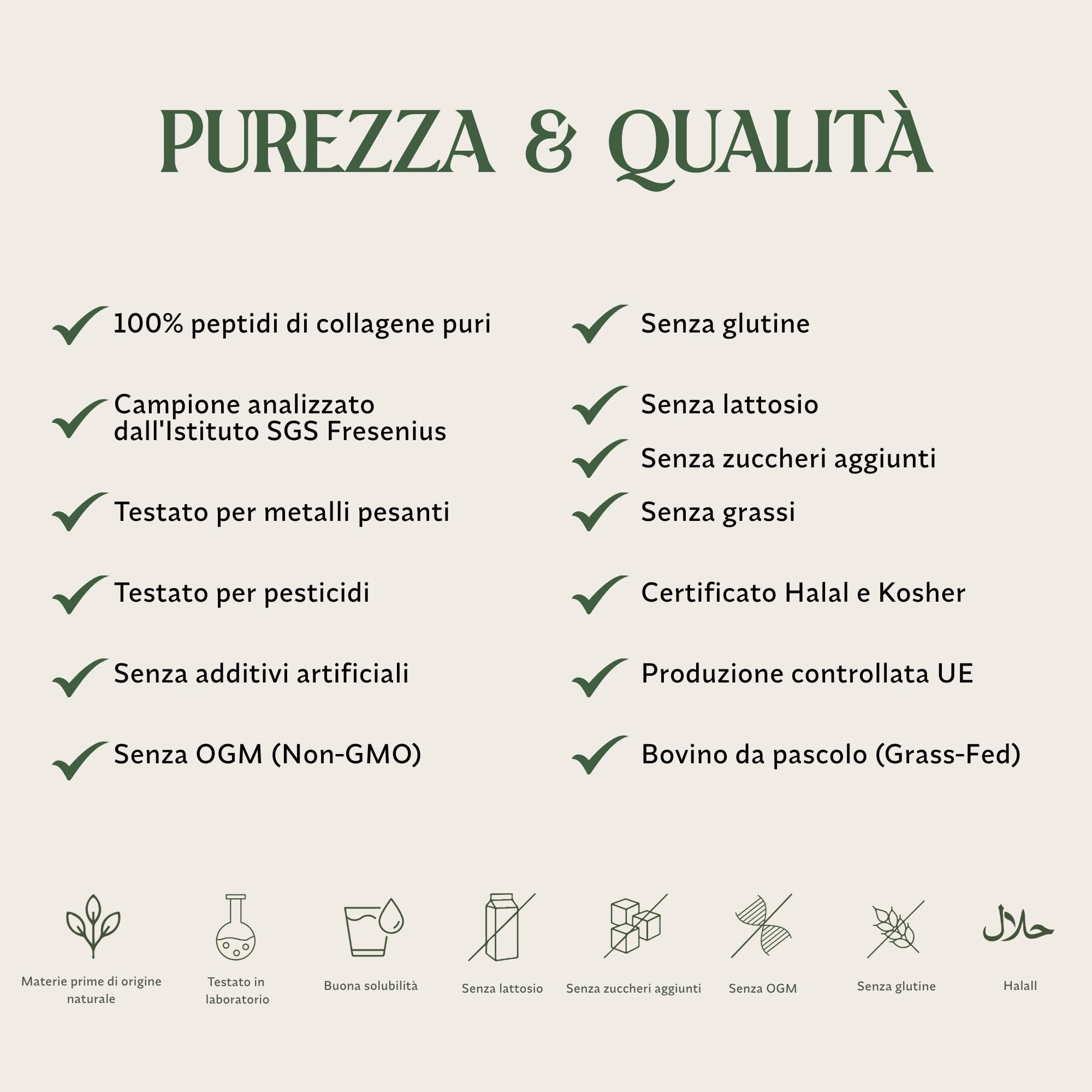 Collagene in Polvere 920 g (Confezione da 2) – Peptidi di Collagene Idrolizzato ad Alto Dosaggio – Proteine 17 g per Porzione, Halal – Collagene di Manzo Tipo 1 e 3 per Pelle Capelli Unghie