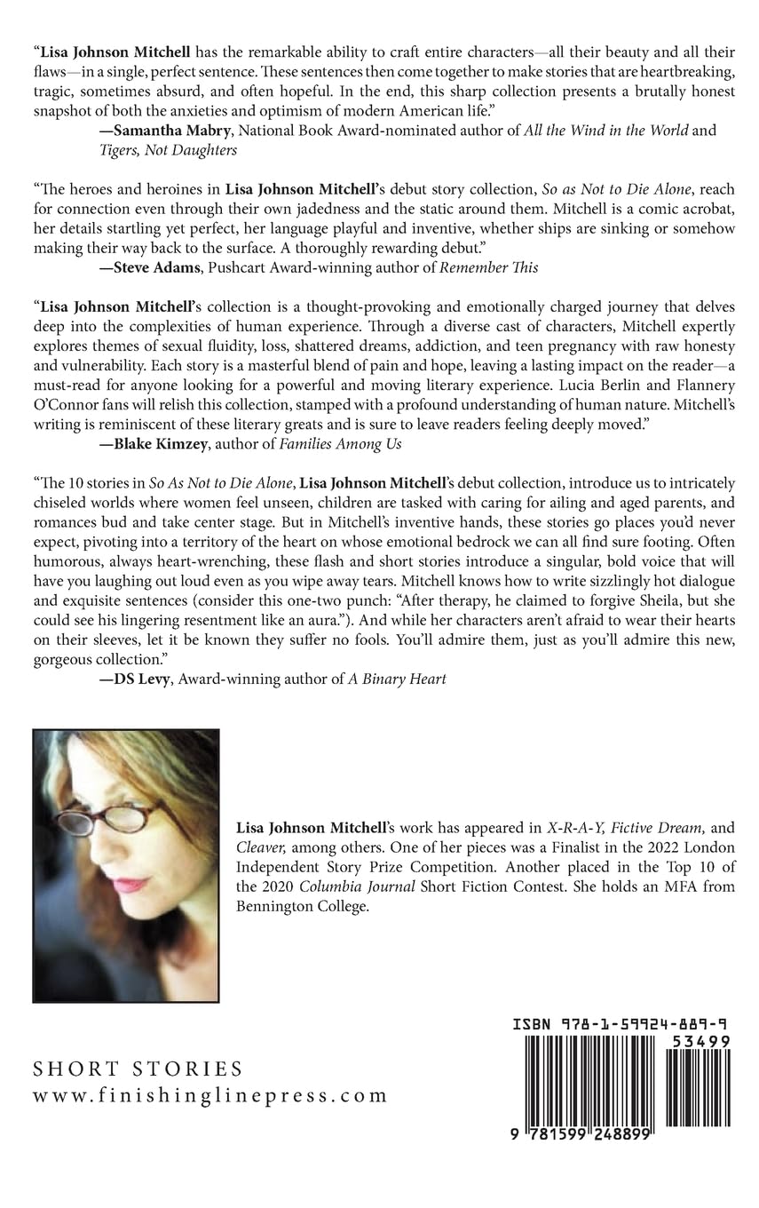 So as Not to Die Alone      Hardcover – January 19, 2024