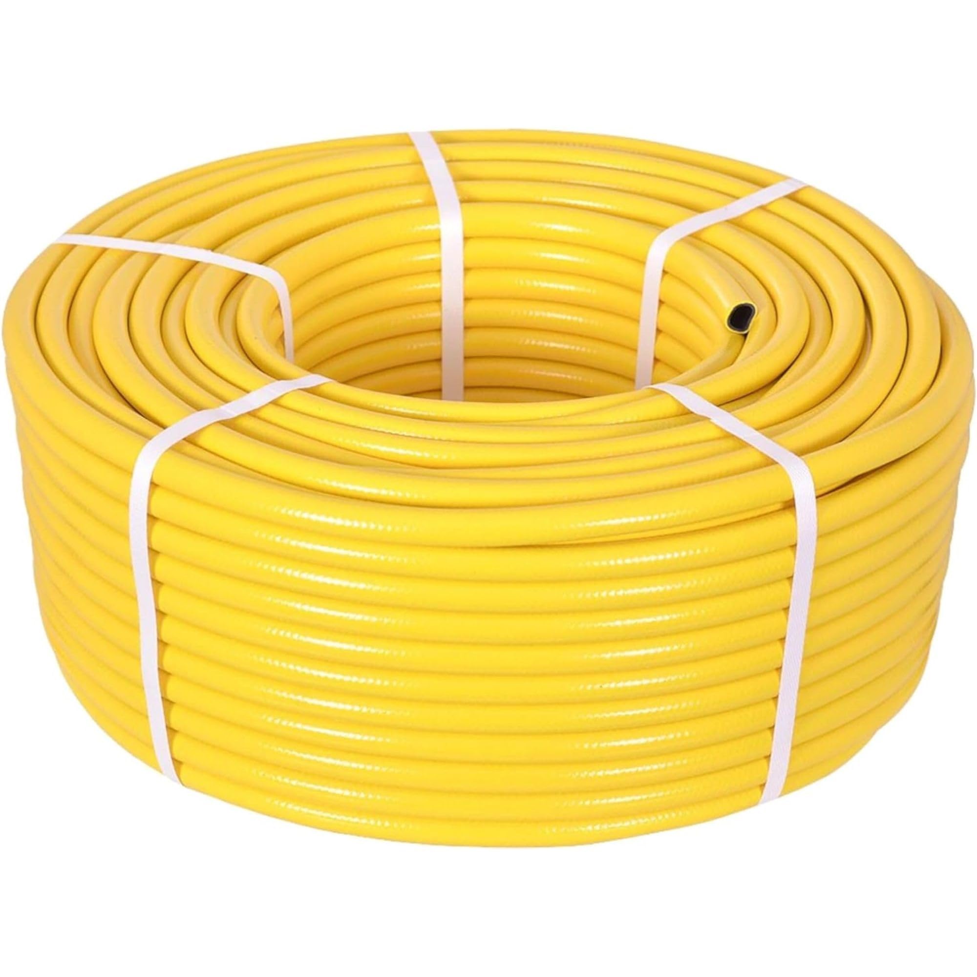Lettuce Eat Yellow Lettuce Eat® 30 Metre Garden Hose Pipe - 30M Reinforced Heavy Duty Anti-Kink Watering Solution Ideal For Watering, Gardening, And Cleaning Tasks