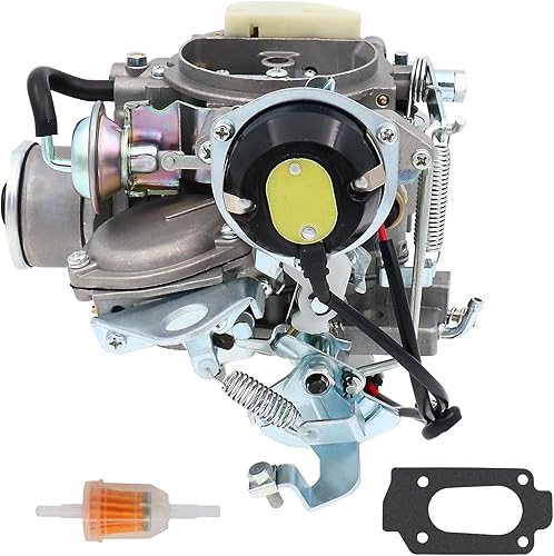 Miniatura 7 de NENKUTEN Carburador de 2 barriles para motores Nissan Pickup 720 2.4L Z24 1983-1986 para Nissan Bluebird Caravan Pathfinder Atras Truck Vanette