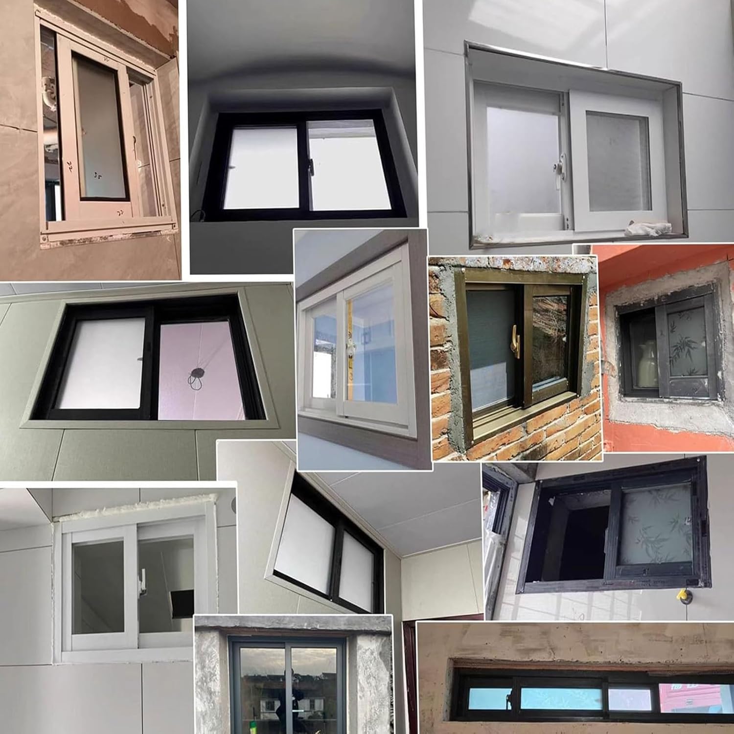 Shed Windows, Basement Window, Mobile Home Windows, Flush Mount Small Window with Tempered Glass and Removable Screen for Shed, Chicken Coop, Playhouse, Household, Garage (30x12in / 76x30cm, Black)
