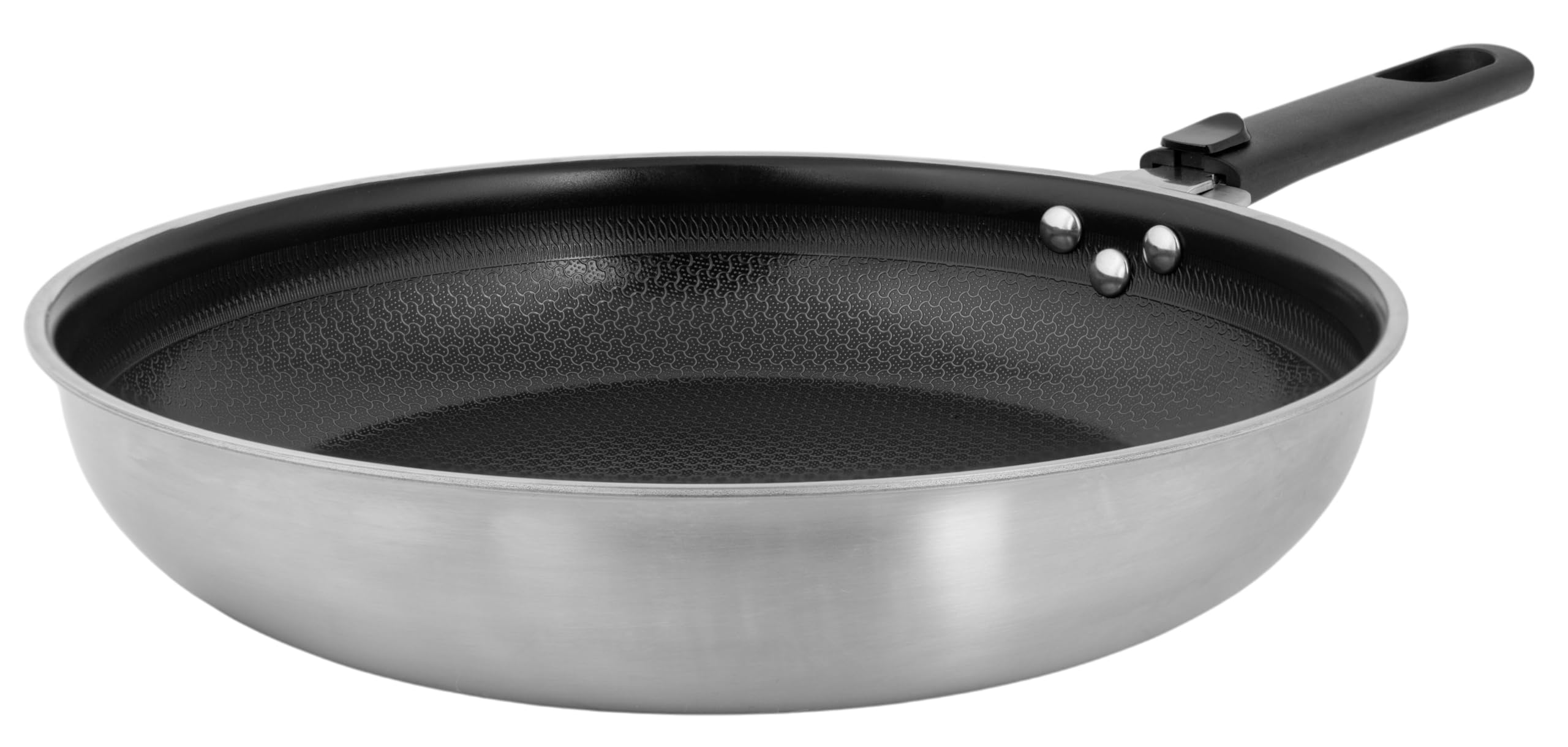Cosy& Trendy Set di pentole in acciaio inox, manico rimovibile, 5 pezzi, senza PFAS, adatto a tutti i piani cottura, inclusa l'induzione