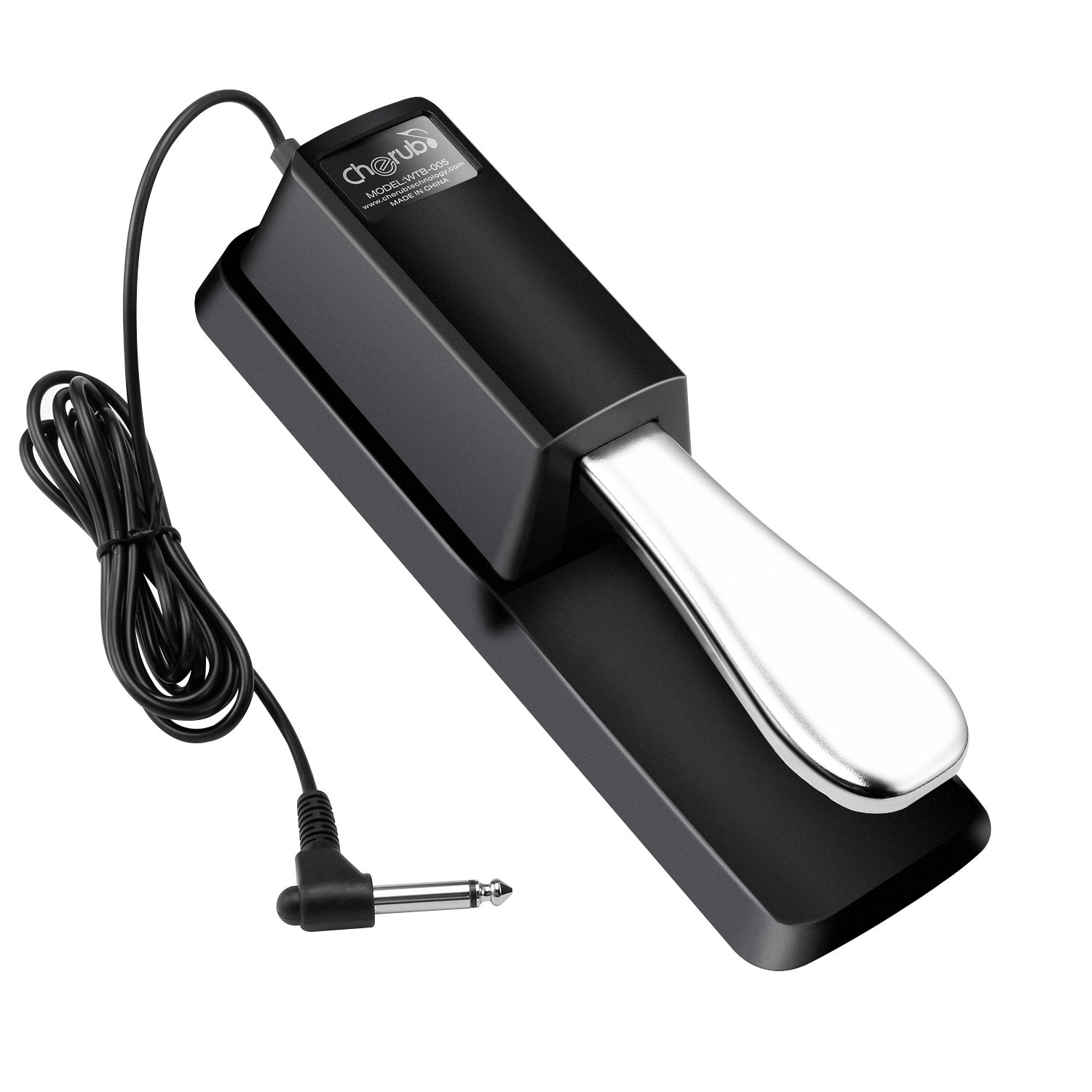 Pedal Piano, Pedal Sustain, Pedales para Teclados Electrónicos, Pedal de Sostenido, Pedal de Resonancia para Teclados y Pianos Digitales, Compatible con todos los teclados eléctricos-Universal