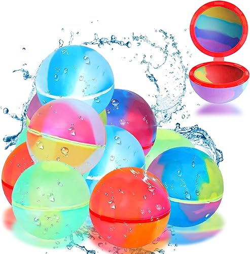 Globos de bomba de agua reutilizables para niños y adultos, bola de silicona sin látex fácil de llenar rápidamente, autosellante, piscina, playa,