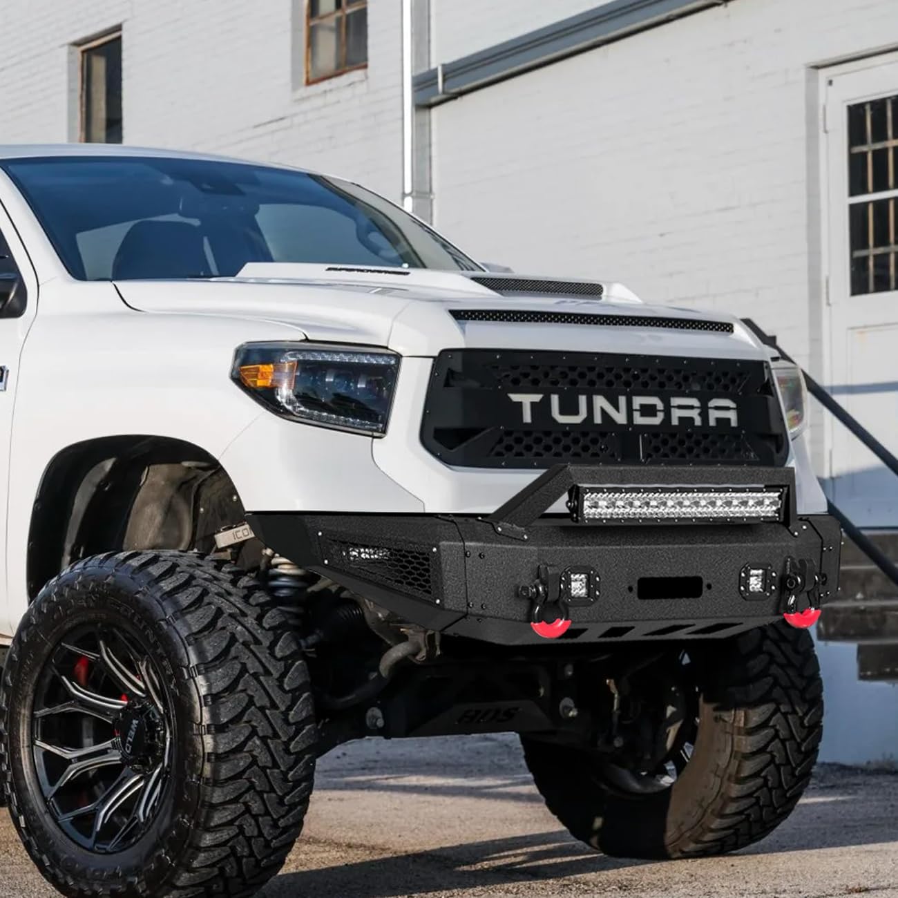 Vijay Front and Rear Bumper Fits 2014-2021 Tundra with Winch Plate and Lights