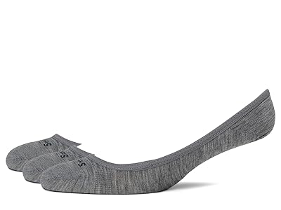 Smartwool Everyday Low Cut No Show Socks 3pk Quarter Length Socks Shoes Light Gray : SM (US Men