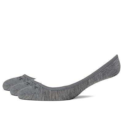 Smartwool Everyday Low Cut No Show Socks 3pk Quarter Length Socks Shoes Light Gray