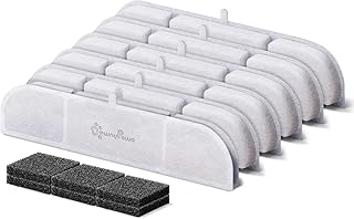 DownyPaws 6 Packs Replacement Filters for Battery Operated Cat Water Fountain DPWFP6, 3 Months