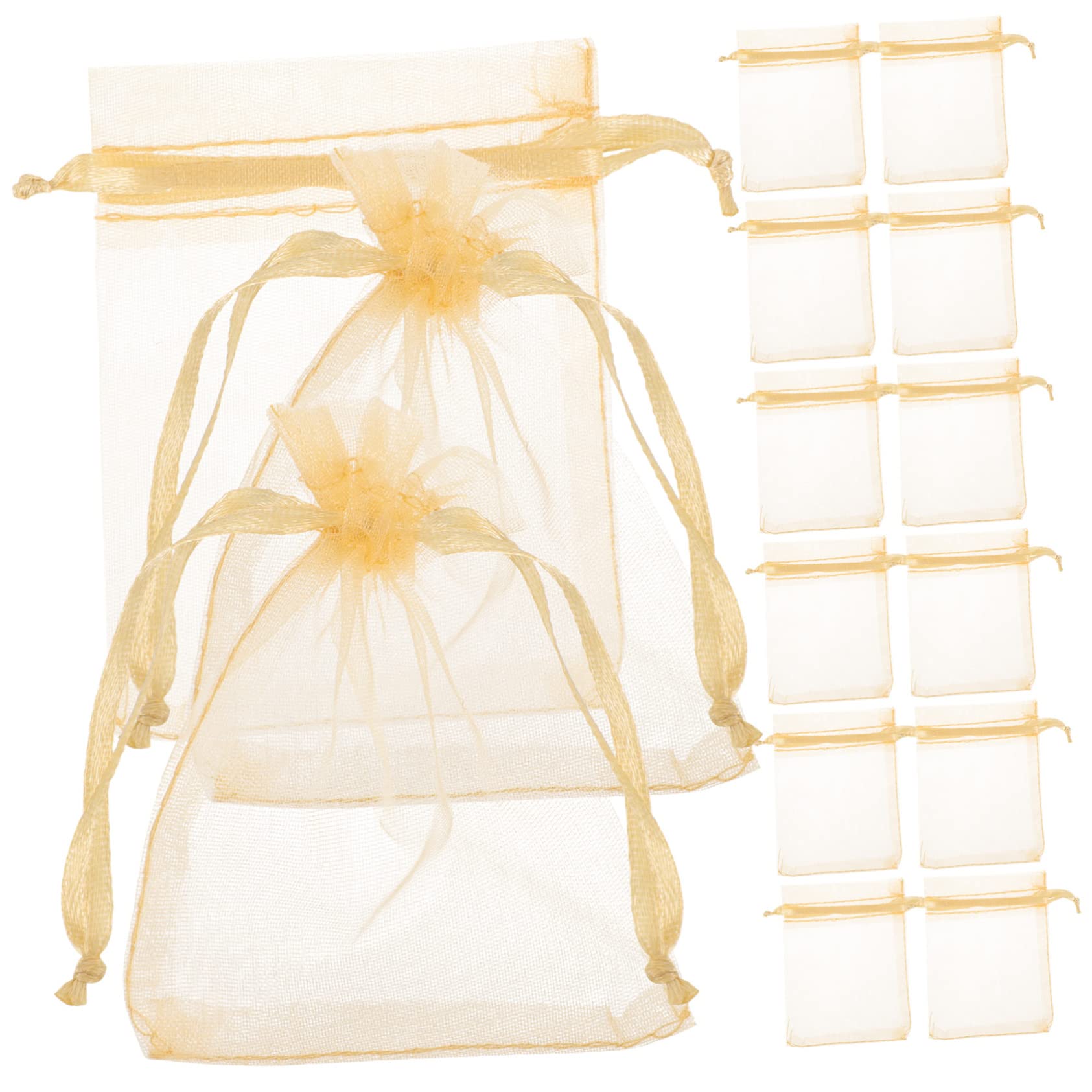 Healeved 400stücke Organza Geschenktüten Mit Kordelzug Für Hochzeiten Partys Geburtstage Gastgeschenke Schmuckaufbewahrung Geschenkverpackung Für Kleine Und Süßigkeiten