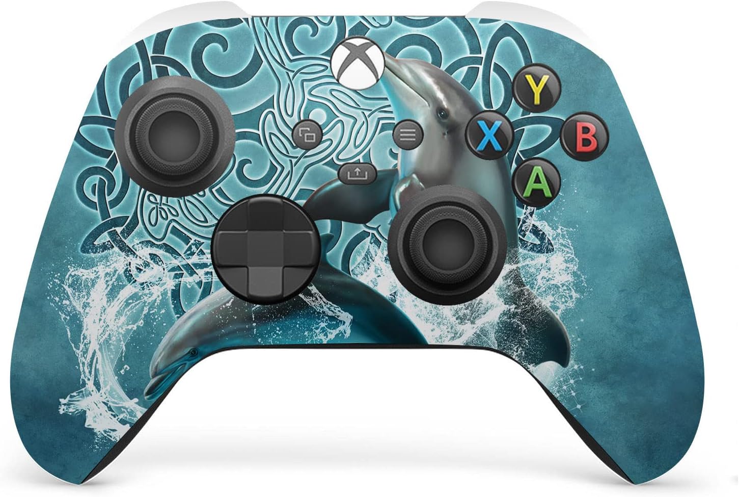 Head Case Designs Officially Licensed Brigid Ashwood Dolphin Art Mix Vinyl Sticker Gaming Skin Decal Cover Compatible With Xbox Series X/S Controller Head Case Designs Officially Licensed Brigid Ashwood Dolphin Art Mix Vinyl Sticker Gaming Skin Decal Cover Compatible With Xbox Series X/S Controller