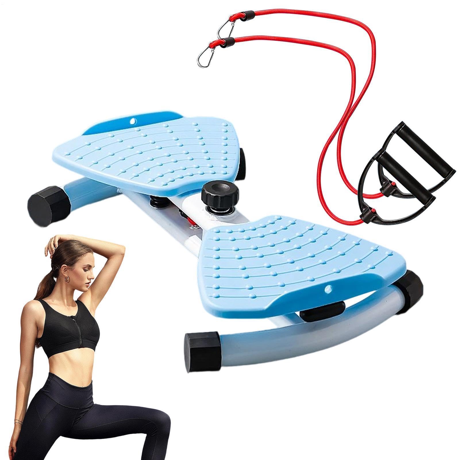 Pedana Twist Addominale Attrezzo di Allenamento Core con Fasce Elastiche | Tavola Di Torsione Per Il Core Per Uomini E Donne, Allenamento A Casa, Appartamento, Palestra E Fitness