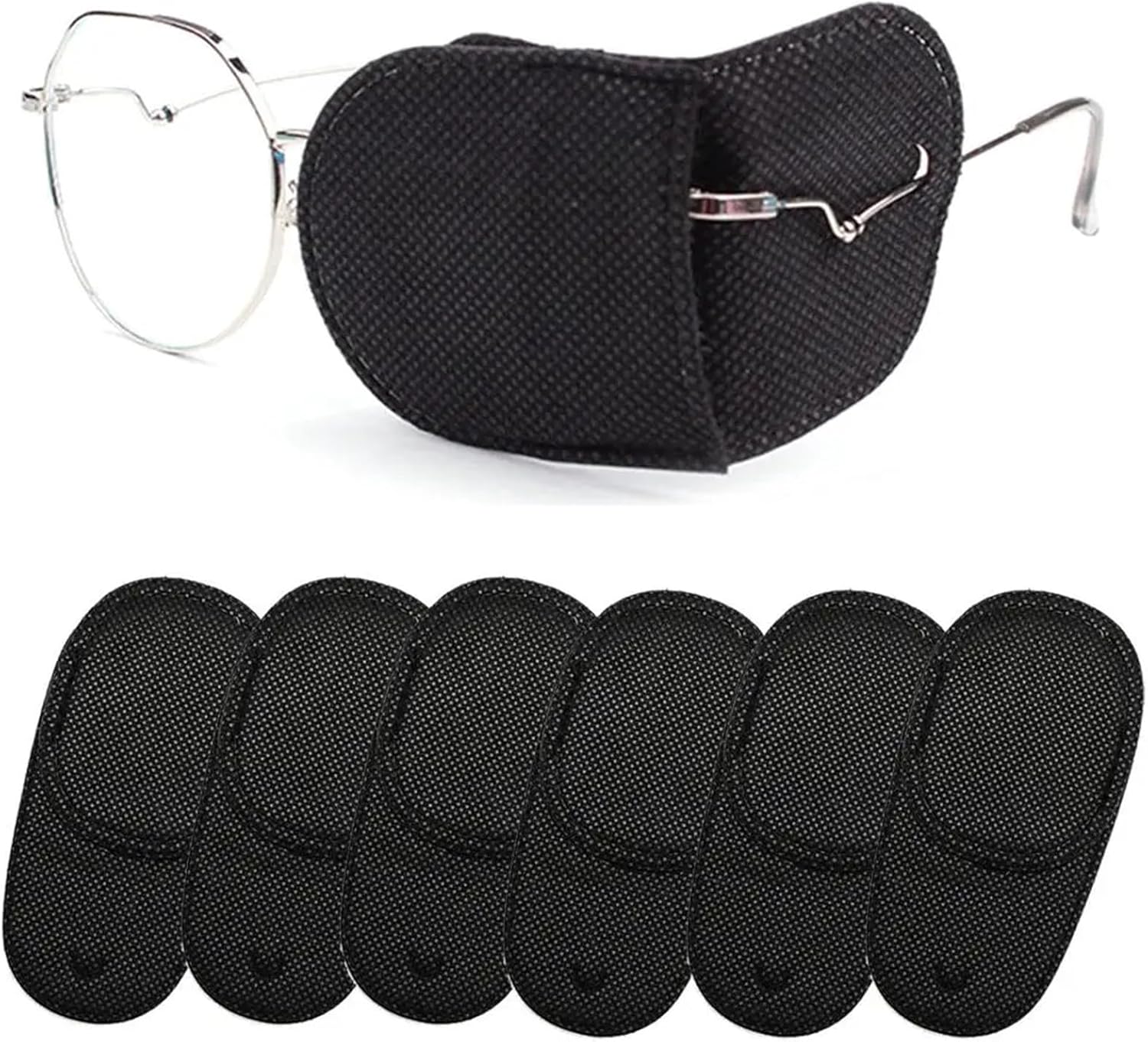 Eye Patch 18pcs Children Amblyopia Eye Patches Reusable Soft for Glasses