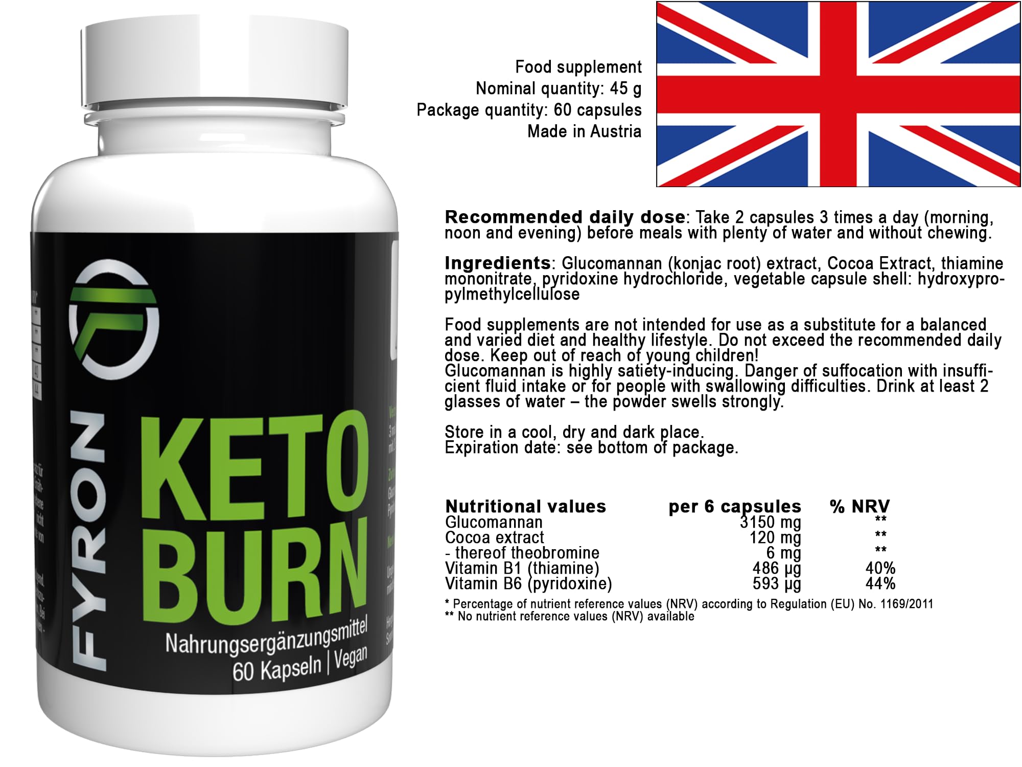 Keto Burn - 60 gélules