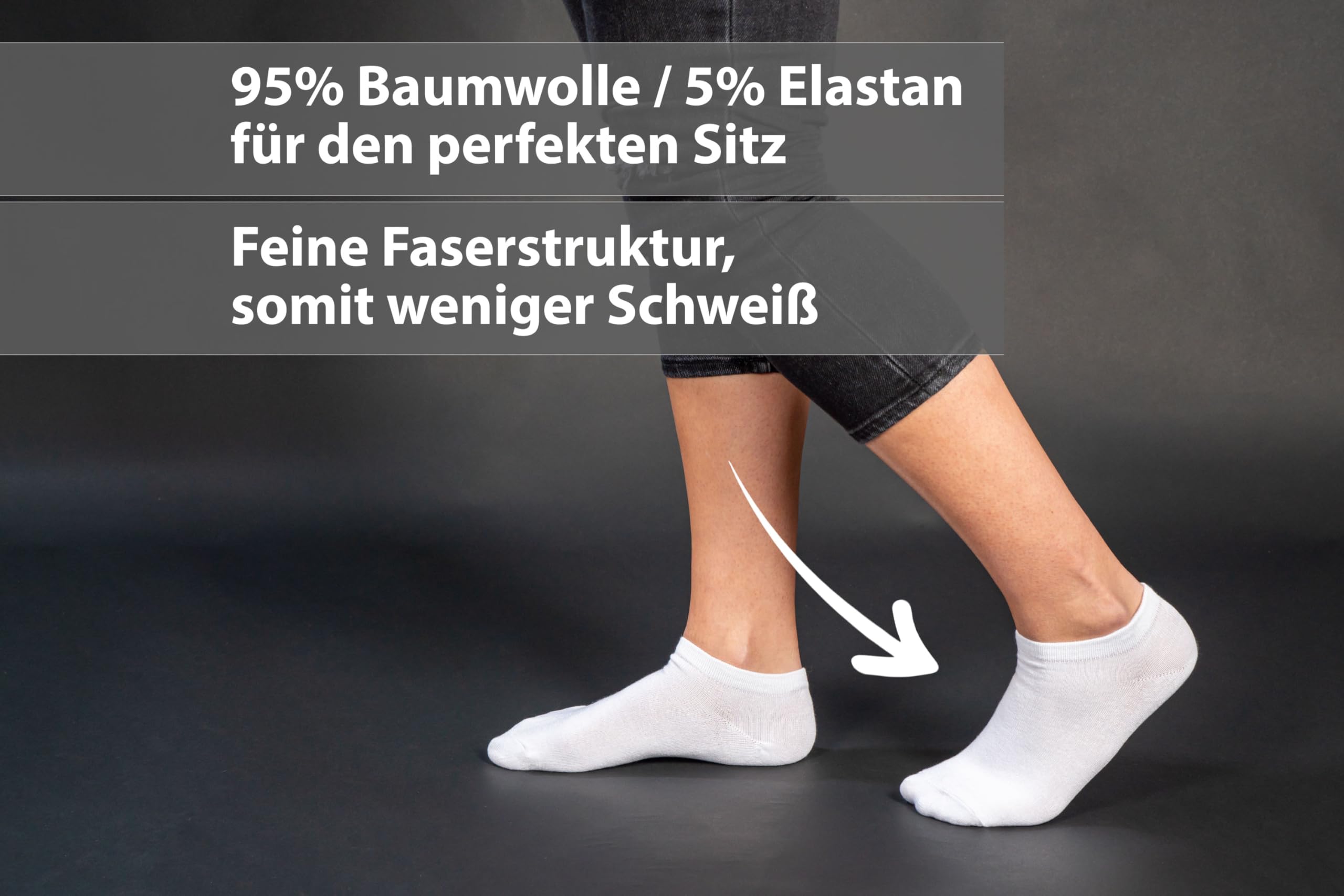 Skarpety do sneakersów, damskie, 39-42, białe, 10 par, różne rozmiary, skarpety sportowe, męskie, 95% bawełna, 5% elastan
