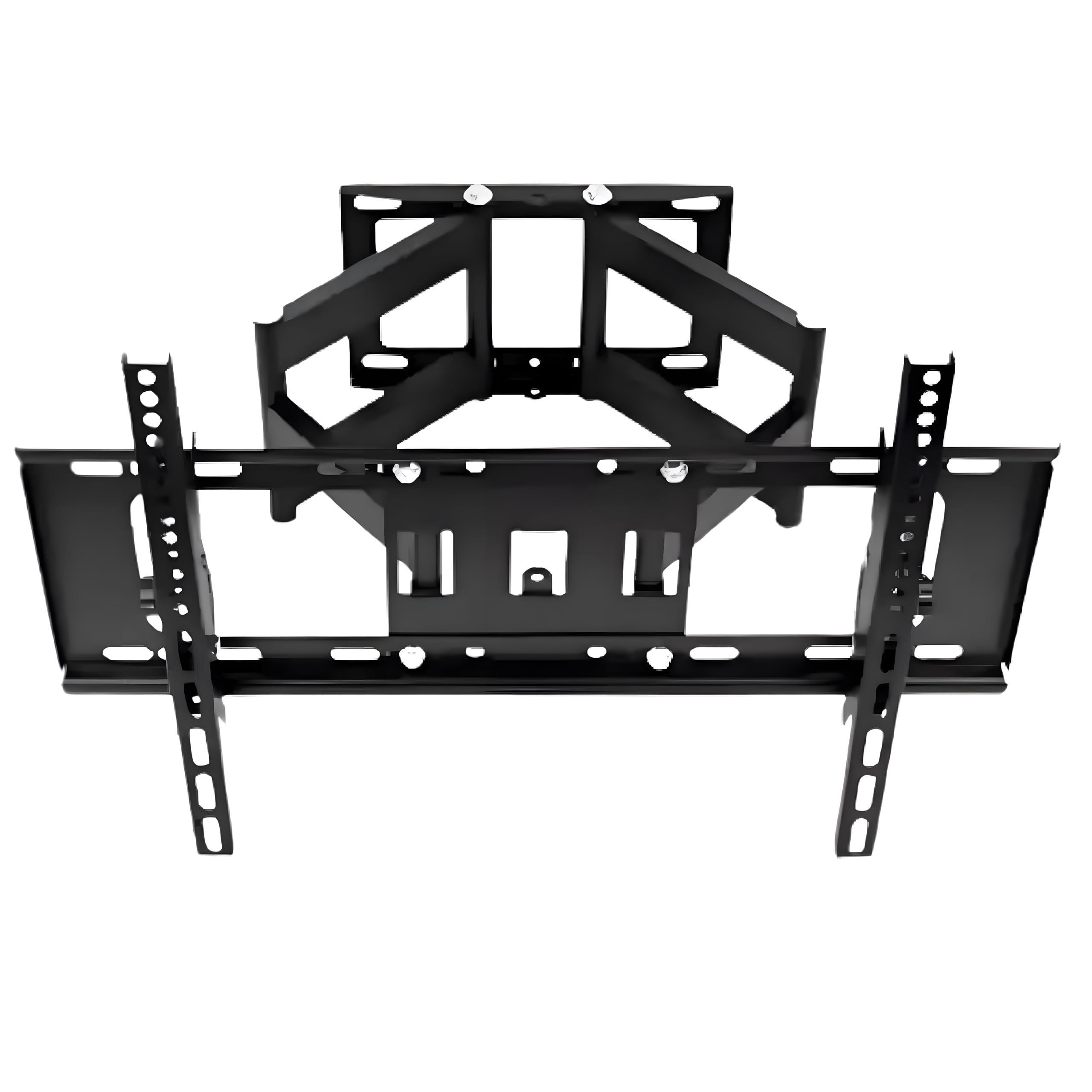 Elite Eco TV Stand Full Motion TV Wall Mount - Dual Arms, Swivel Tilt for LED LCD Flat Curved 32-70 inch TVs Holds up to 132 lbs VESA 600x400mm Compatible Sleek Design (Style 3)