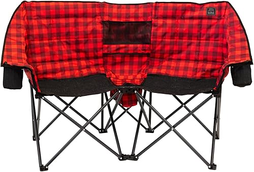 Kuma Outdoor Gear Kozy - Silla de oso con bolsa de transporte, silla de camping doble portátil de lujo para Glamping, deportes y aventuras al aire