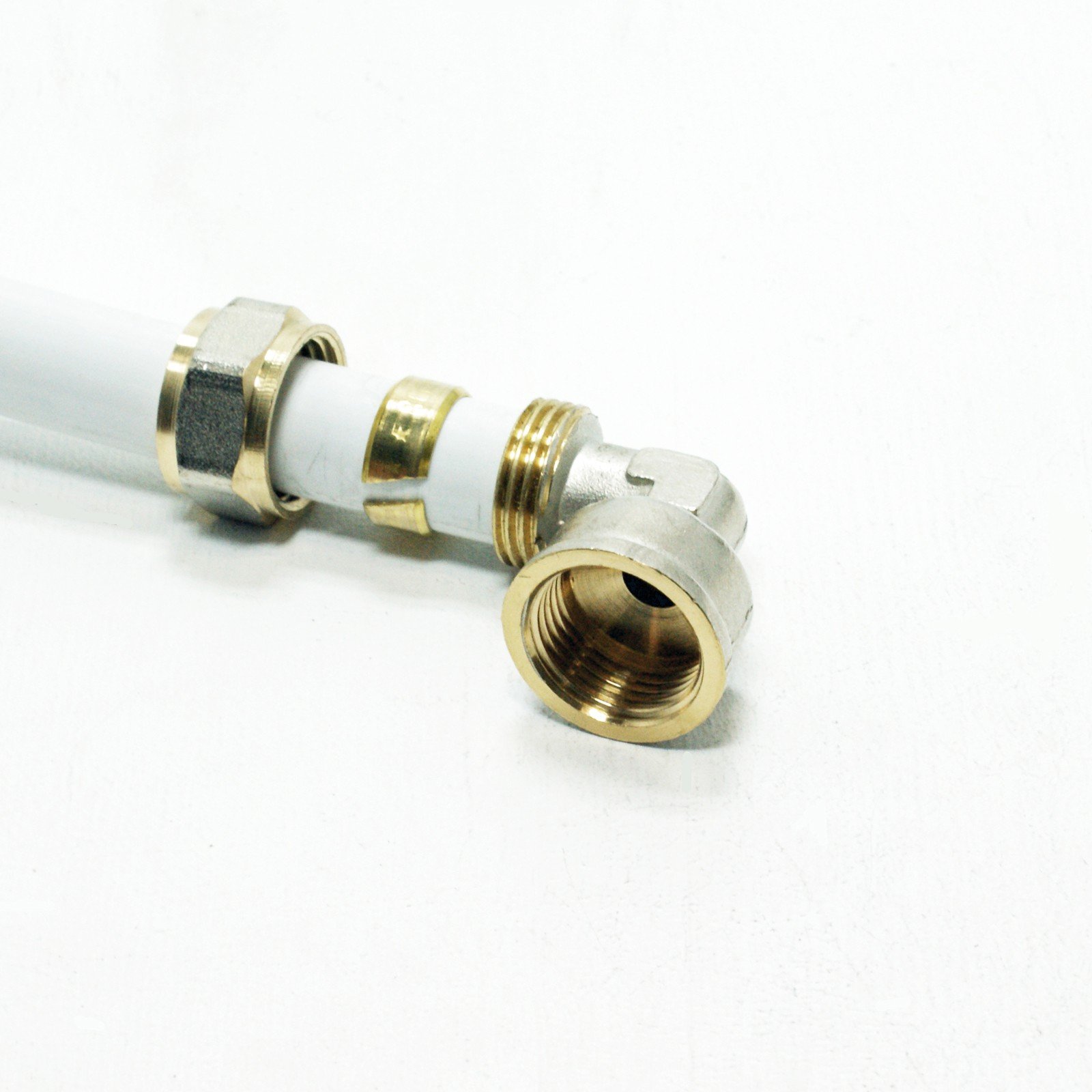 Pipetec Winkel-Schraubfitting 20x2 Mm 90° Auf 3/4" IG – Für Mehrschichtverbundrohr, DVGW-geprüft, UBA-konform, Bis 100°C, Für Trinkwasser & Heizung
