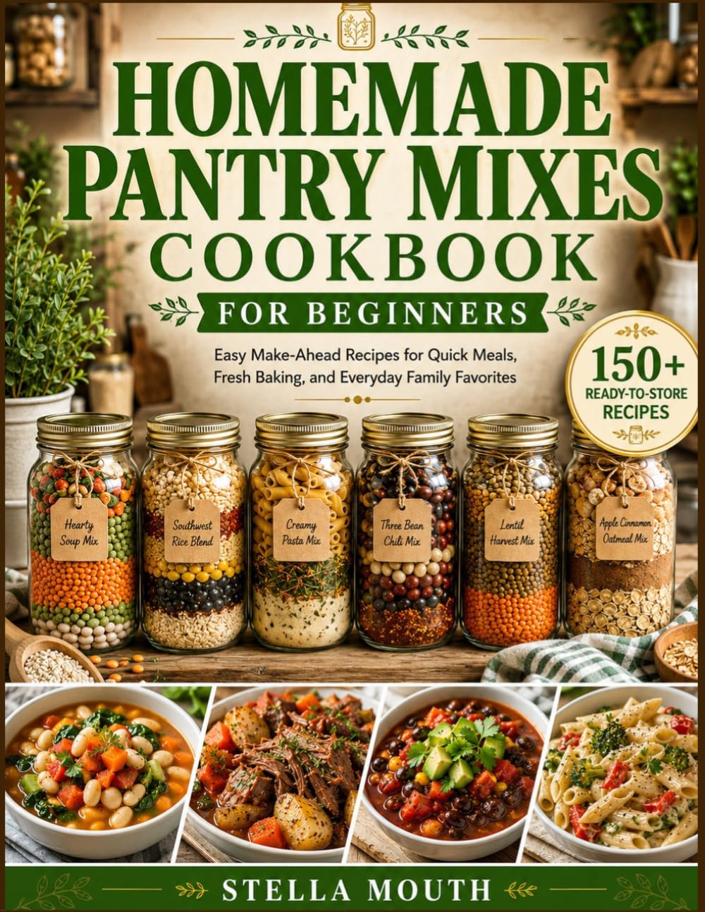 Homemade Pantry Mixes Cookbook for Beginners: Easy Make-Ahead Recipes for Quick Meals, Fresh Baking, and Everyday Family Favorites (Cooking and Baking Books of dry mixes)