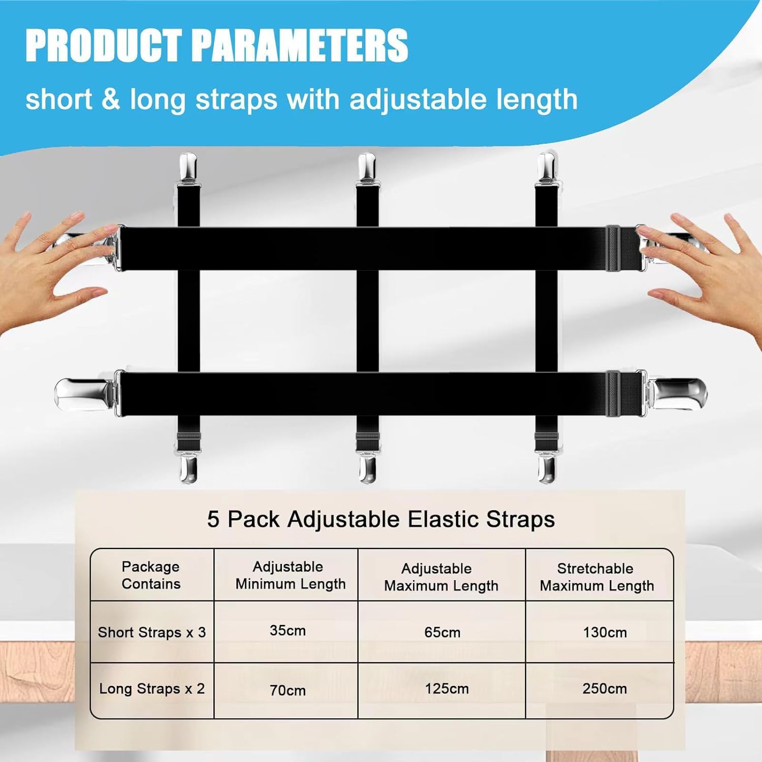 Clip Ferma Tovaglia - Mollette Regolabili Per Tenere Ferme Le Tovaglie Da Picnic E Giardino - Foto 2