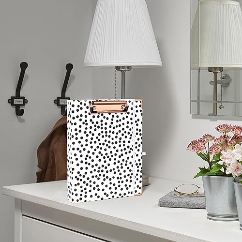 Miniatura 6 de EYROZILL - Carpeta de 3 anillos de 1 pulgada para papel de tamaño carta 11 x 85 pulgadas con separadores de 5 pestañas bonitas carpetas de tres