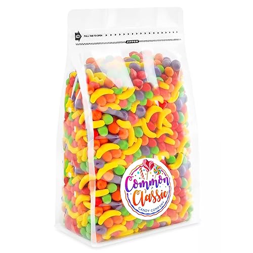 Common Classic Candy Company Wonka Runts - Caramelo duro en forma de fruta, caramelo a granel, 3 libras