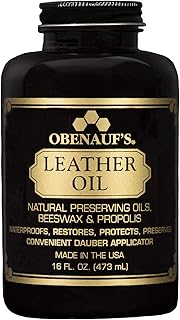 Obenauf's Leather Oil - Leather Conditioner - Restore and Protect Leather Boots, Jackets, Purses as Well as Car Leather, L...