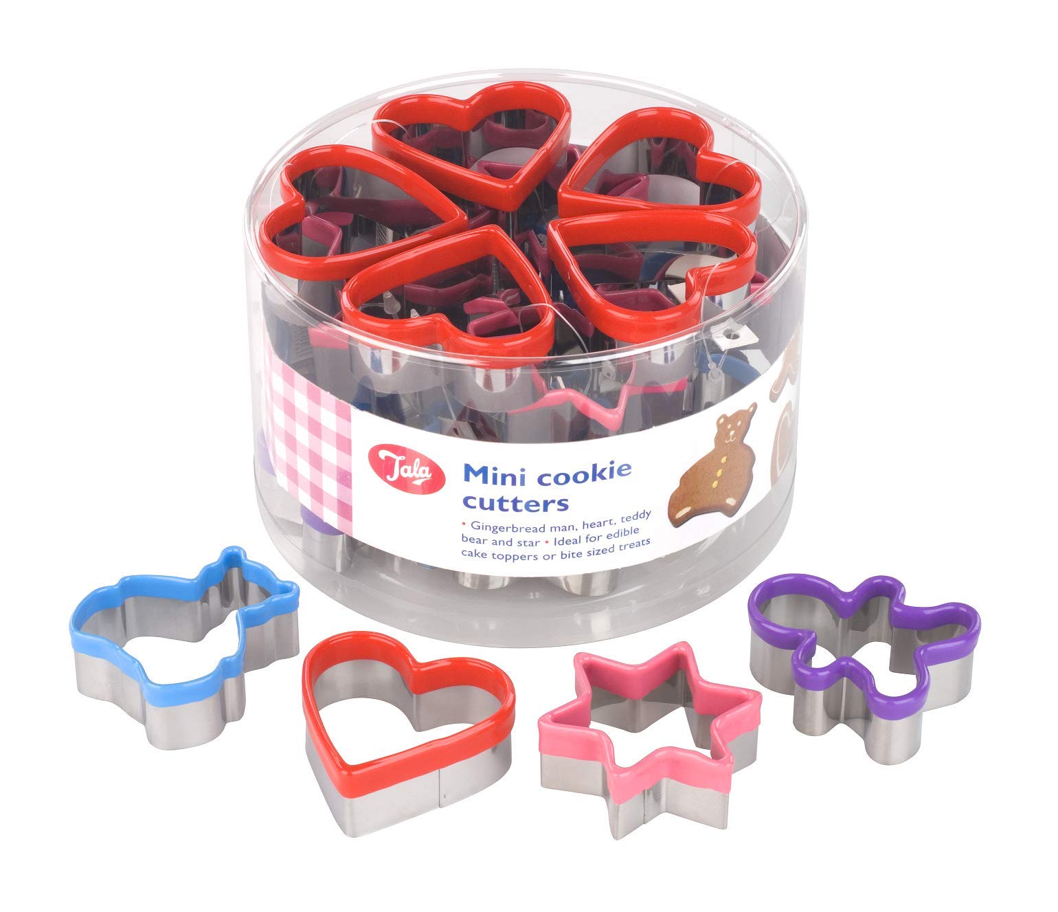 Tala Mini Cookie Cutters, Pack of 24
