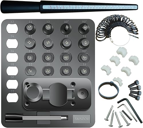 Dobladora de anillos para doblar anillos para metales blandos, herramienta para hacer anillos con troqueles de nailon superior, herramienta para