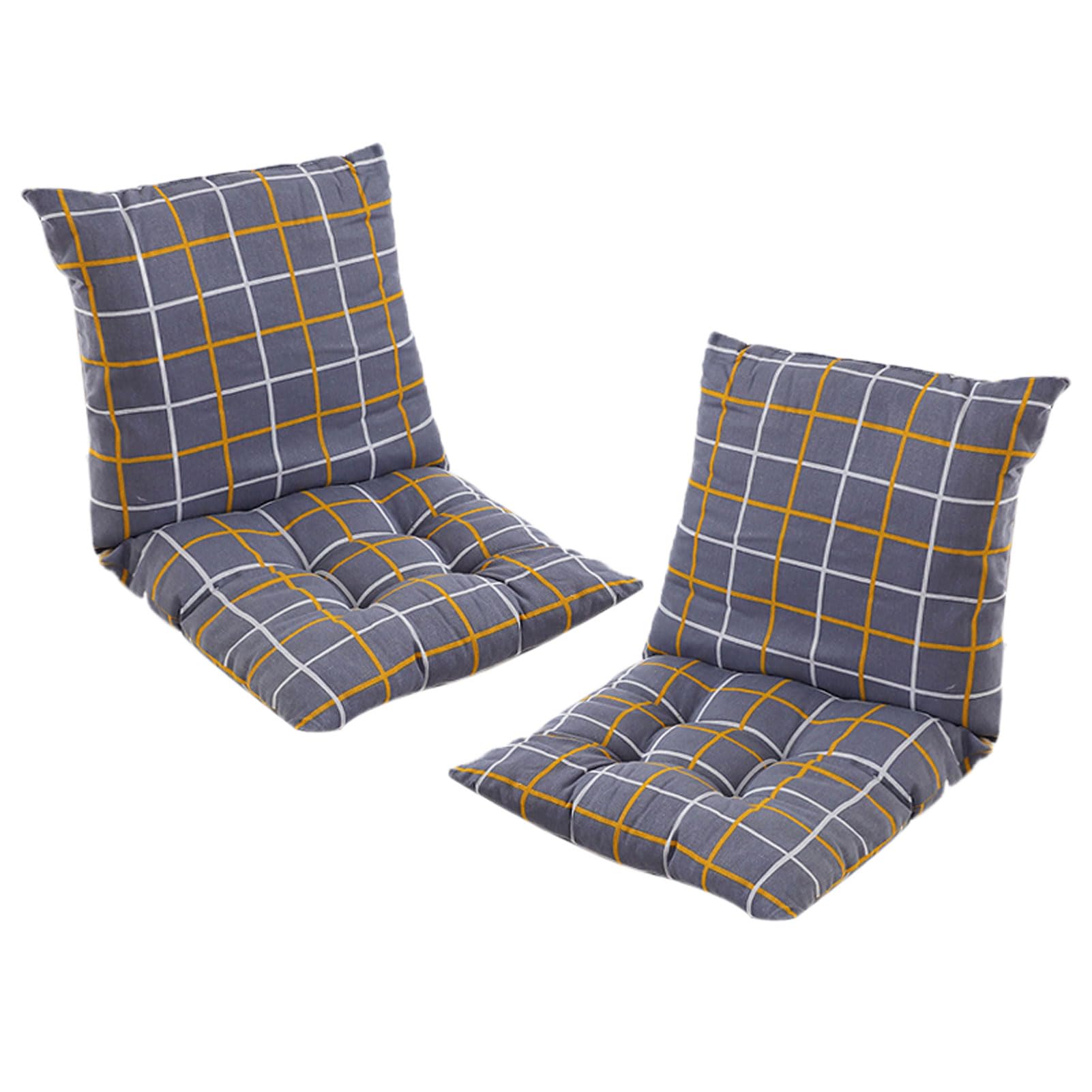Set Of 2 Garden Chair Cushions With Back Cushion 40 X 80 X 7cm High Back Cushion Chair Cushion For Outdoors And Indoors โ image 1