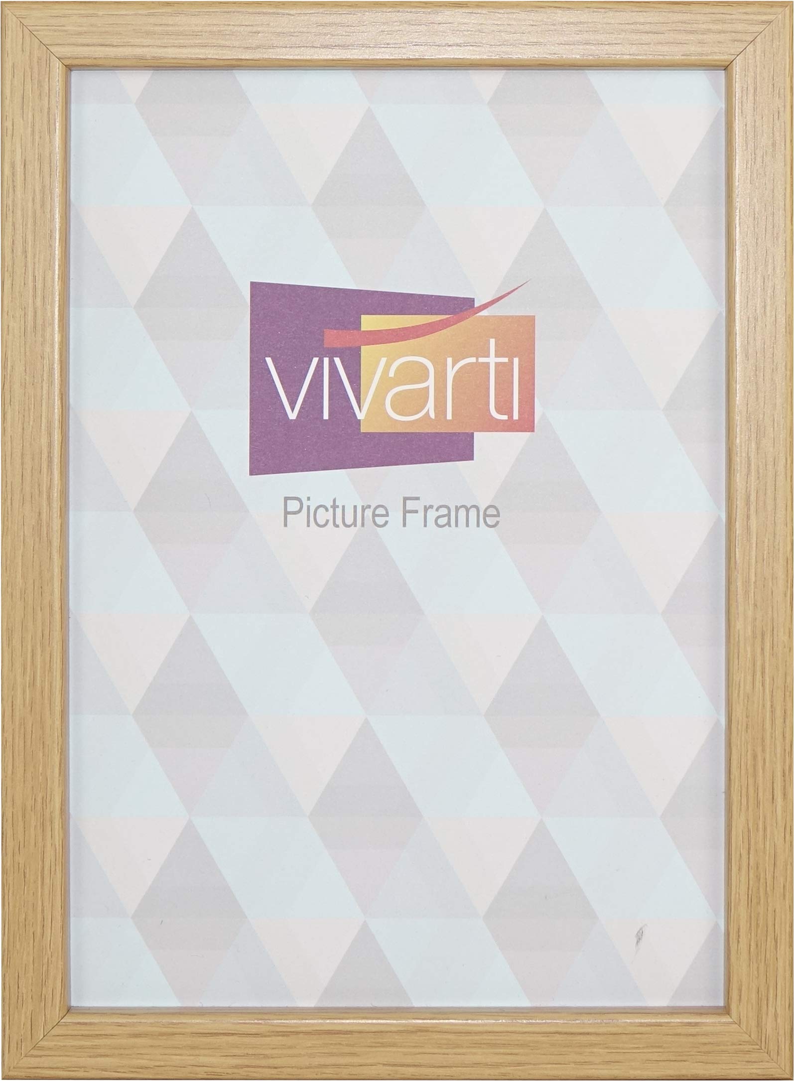 Vivarti Oak Thin Box Picture Photo Frame A4 Size 21 X 29.7Cm