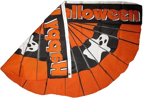 Miniatura 2 de Trade Winds Bandera de 3 x 5 pulgadas, diseño de fantasmas de fantasmas y fantasmas de 3 x 5 pies, ojales prémium resistentes a la decoloración