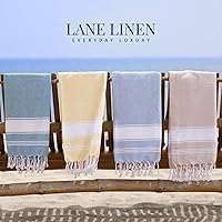 Vista 8 de LANE LINEN Toallas de Playa Extra Grandes Paquete de 2 Tamaño Grande 39"x71", Prelavadas, Secado Rápido, Sin Arena y Absorbentes Toallas