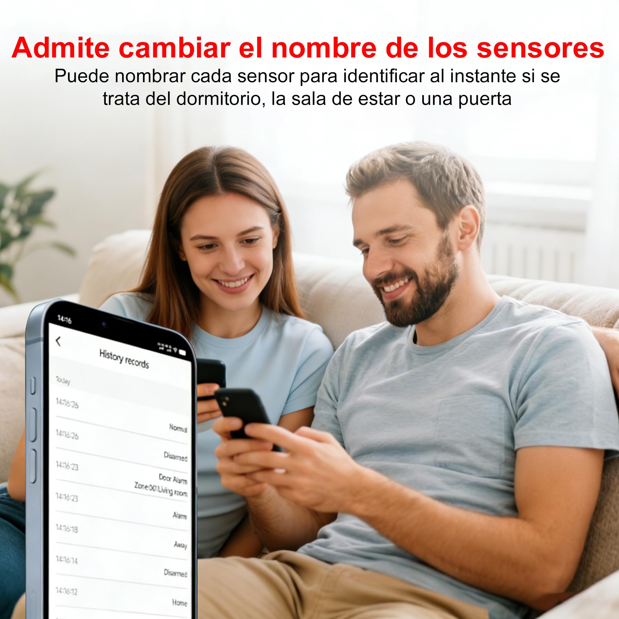 Sistema de Alarma para casa WiFi 4G sin cuotas, Kit Alarma casa inalámbrico 24 Piezas con Pantalla táctil 4,3", Sirena 120 dB, detectores de Movimiento y sensores Puerta/Ventana (Kit de 24)