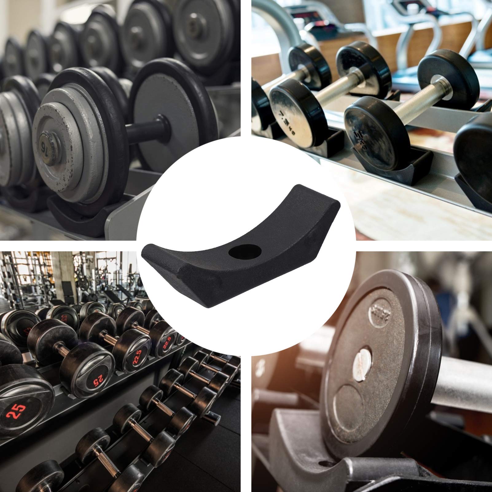 BESPORTBLE 5Pcs Dumbbell Rack Dumbell Weight Rack Dumbbell Holder Dumbbell Stand Brackets Dumbbell Shelf Gym Accessories