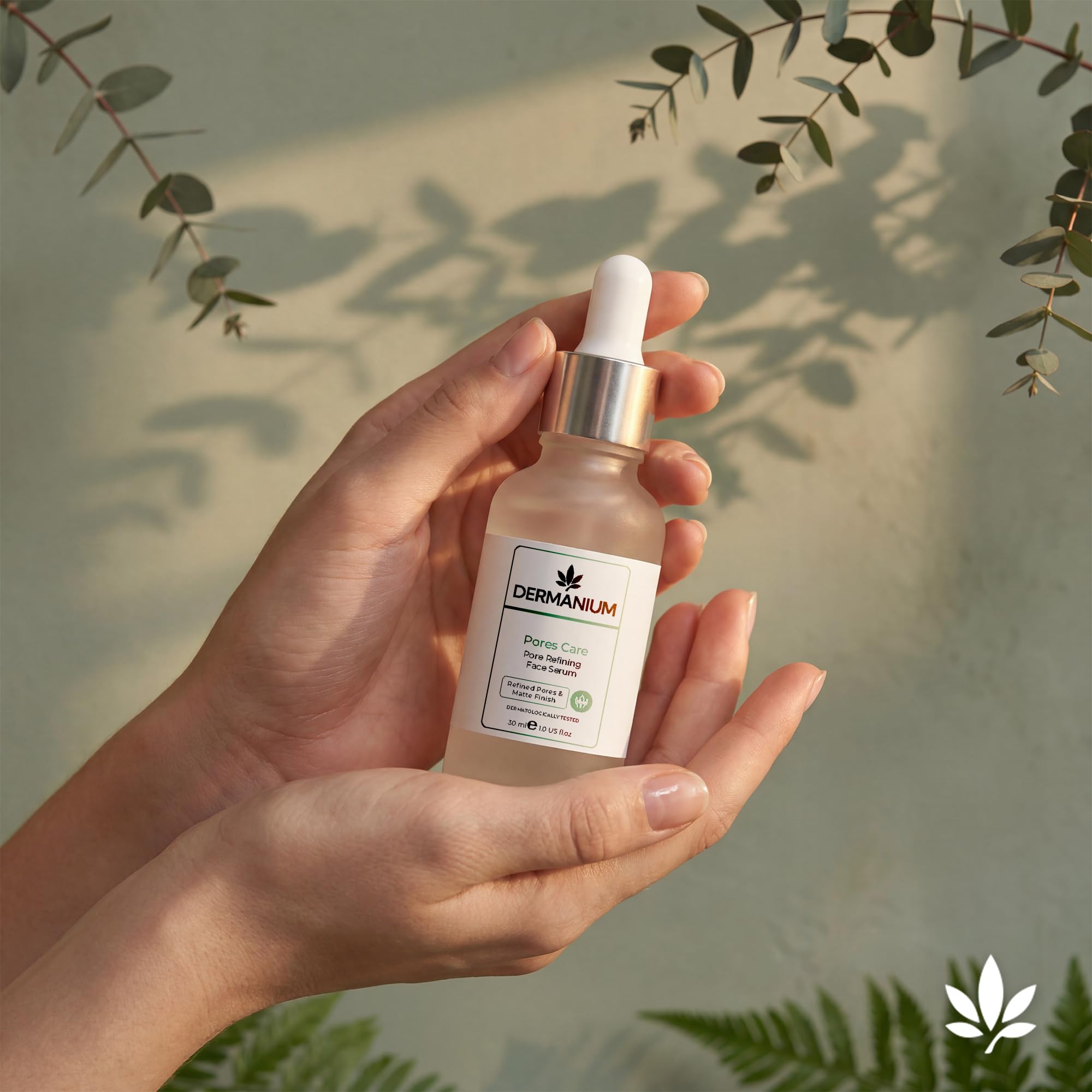 Dermanium Pores Care Serum - %100 Ozonize Zeytin, Susam, Argan ve Jojoba Yağı, Gözenek Karşıtı Bakımı, Matlaştırıcı ve Yumuşatıcı Yüz Yağı, Yağlı ve Karma Cilt Bakım Serumu, 30 ml