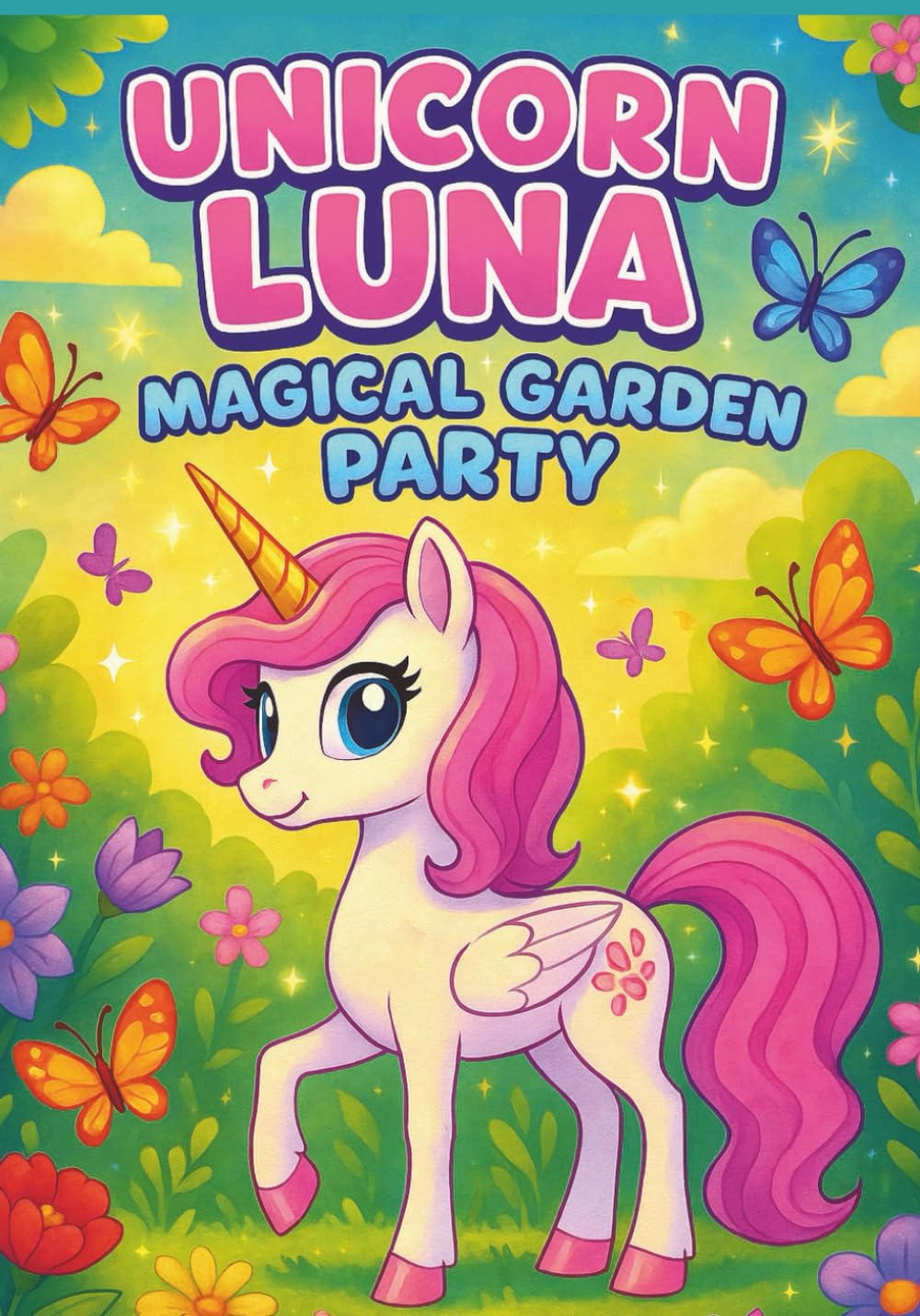 Unicorn Luna Magical Garden Party: Cute and Fun Coloring Book for Kids – 100 Adorable Pages with Unicorns, Flowers, and Fairy Friends | Every Other ... Boys Ages 3–8 (Luna The Unicorn Adventures)
