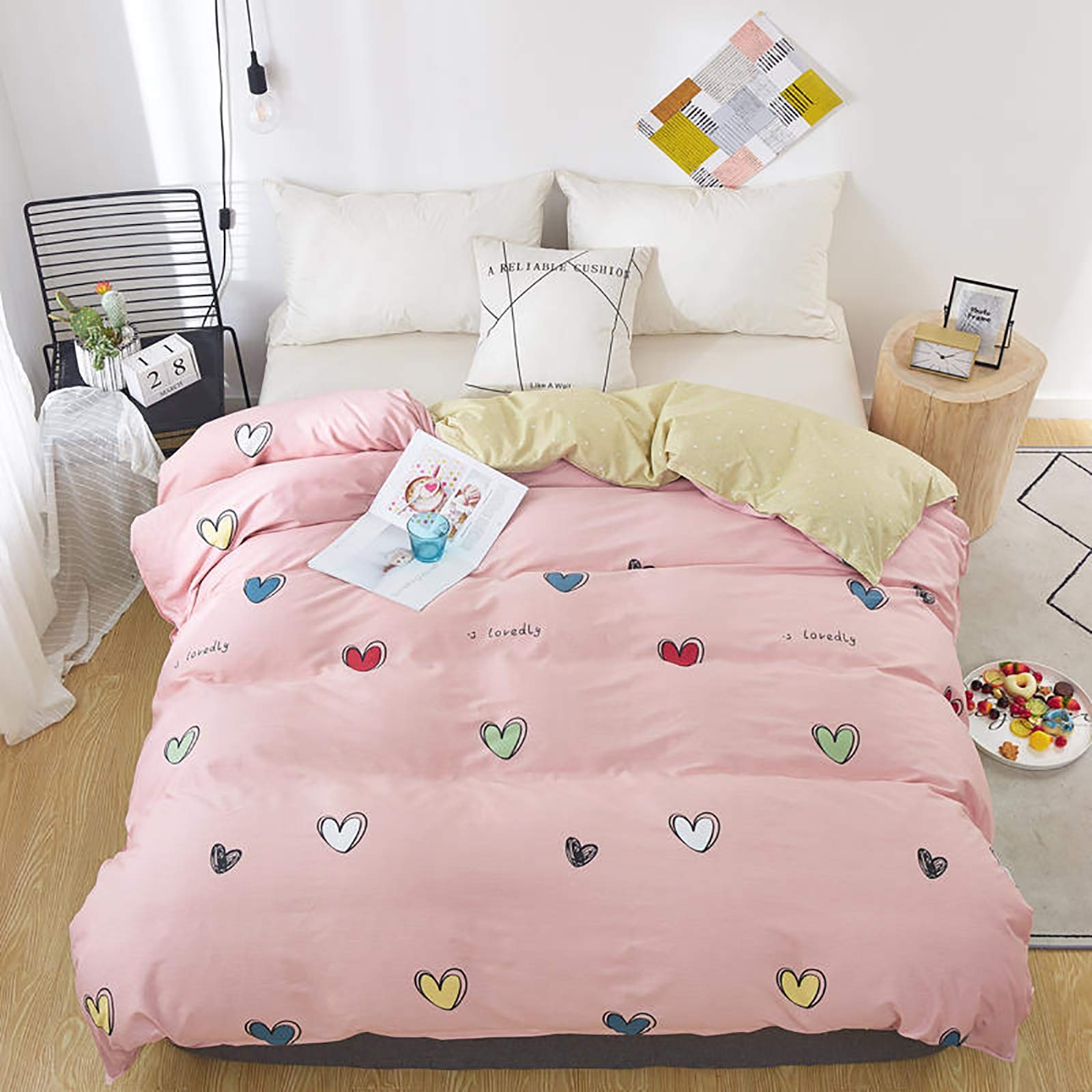 Couverture de couette imprimée anti-décoloration pour un lit élégant et durable